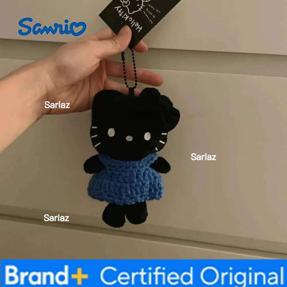 Sanrio Cute Hellokitty Hanging Chain School Bag Decoration Cartoon Plush Doll High Appearance Exquisite Fashion Small Gift H260121