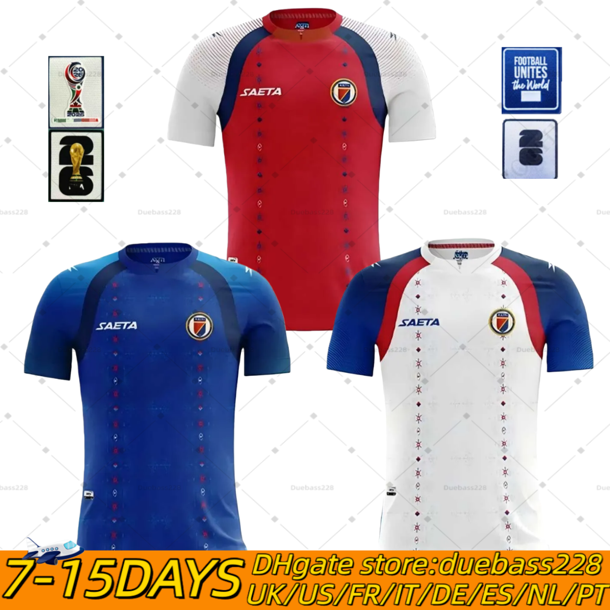 25 26 HAITI Soccer Jerseys world cup 2025 2026 Home Away Third Men Kids Football Jersey Shirt S-4XL