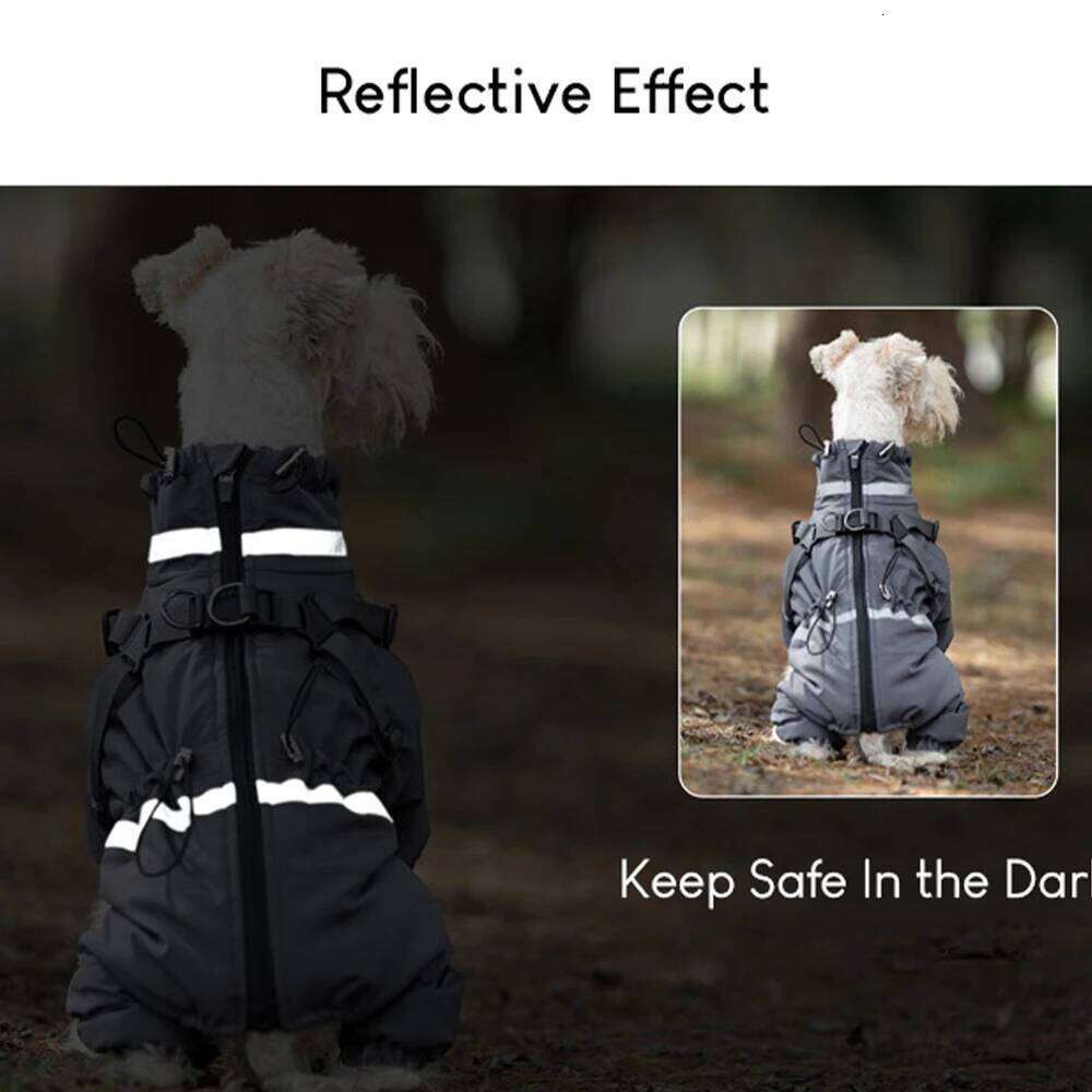 Famous brand Premium Hood for Extra Small Dogs Outdoor Sports Waterproof Dog Rain Jacket Puppy Raincoat with Reflective pupakaIK