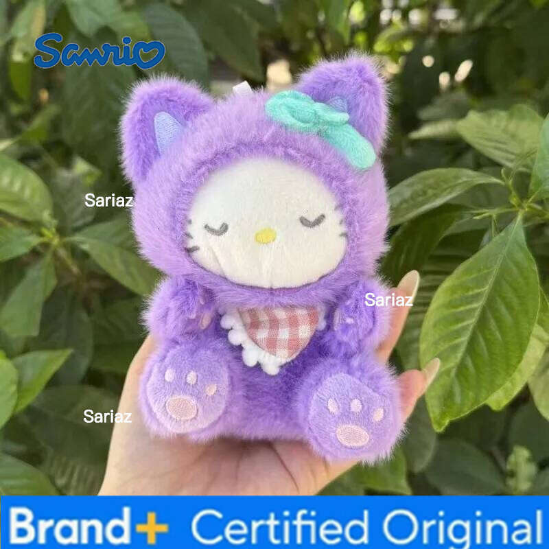 Sanrio Kawaii Hello Kitty Keychain Bag Pendant Anime Couple Gift Cute Children Toy Women Accessories Doll Decoration Products Wholesale H260121