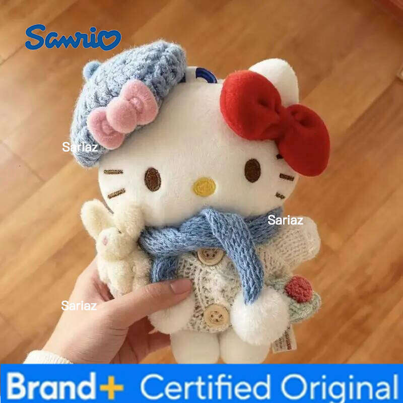 Sanrio Kawaii Hello Kitty Decor New Cute Keychain Car Hanging Backpack School Bag Plush Pendant Cartoon Girls DIY Gift H2601211