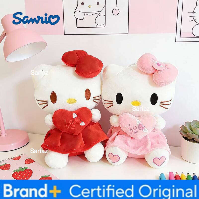 Sanrio HelloKitty Keychain Scarf Dress Up Girl Birthday Gift Multi size Hello Kitty Plush Toy Home Cartoon Pillow H260121