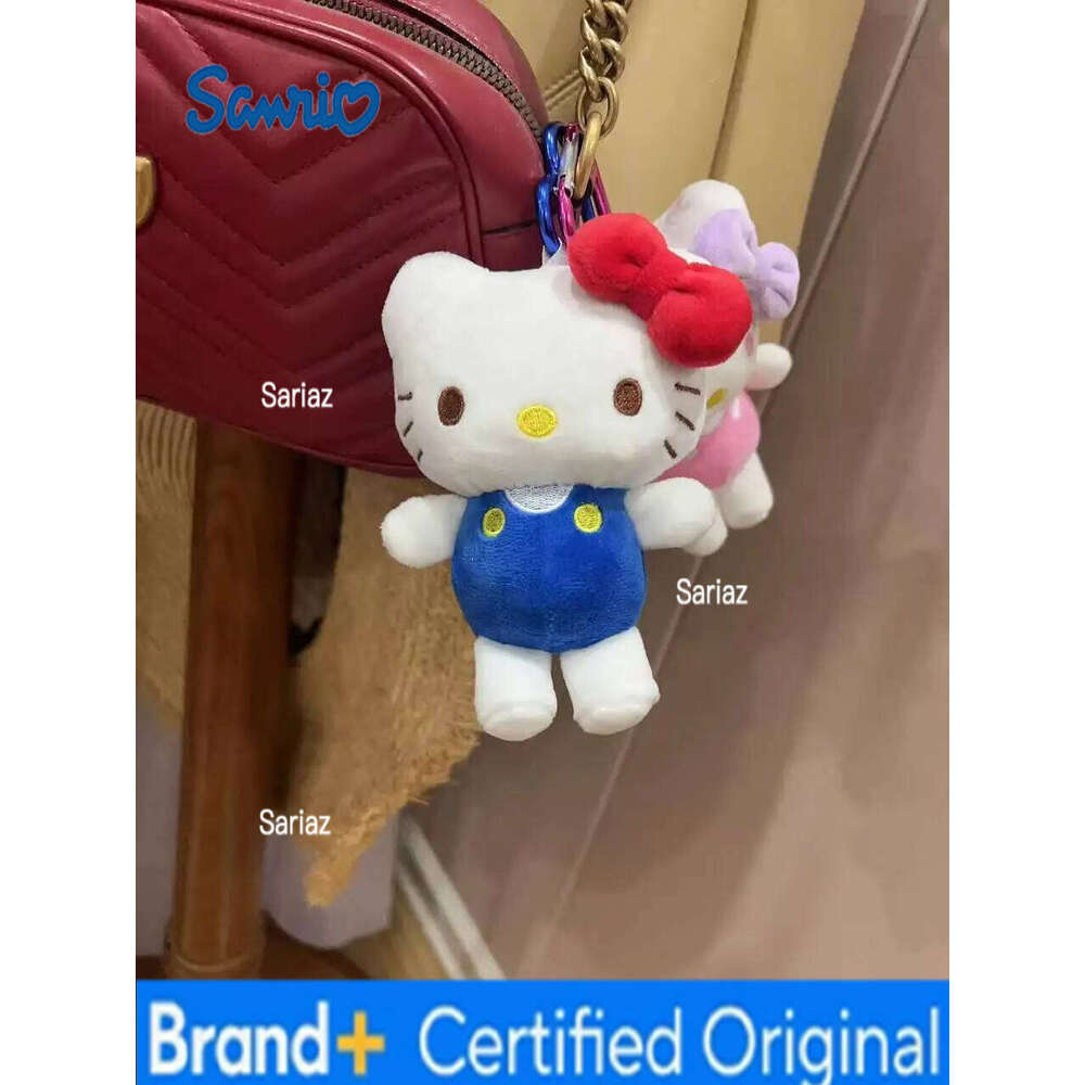 Sanrio 12cm Latest Hello Kitty Plush Pendant Gift Doll Pet Companion Toy Accessories Birthday and Christmas Gifts for Girls Kawaii H260121