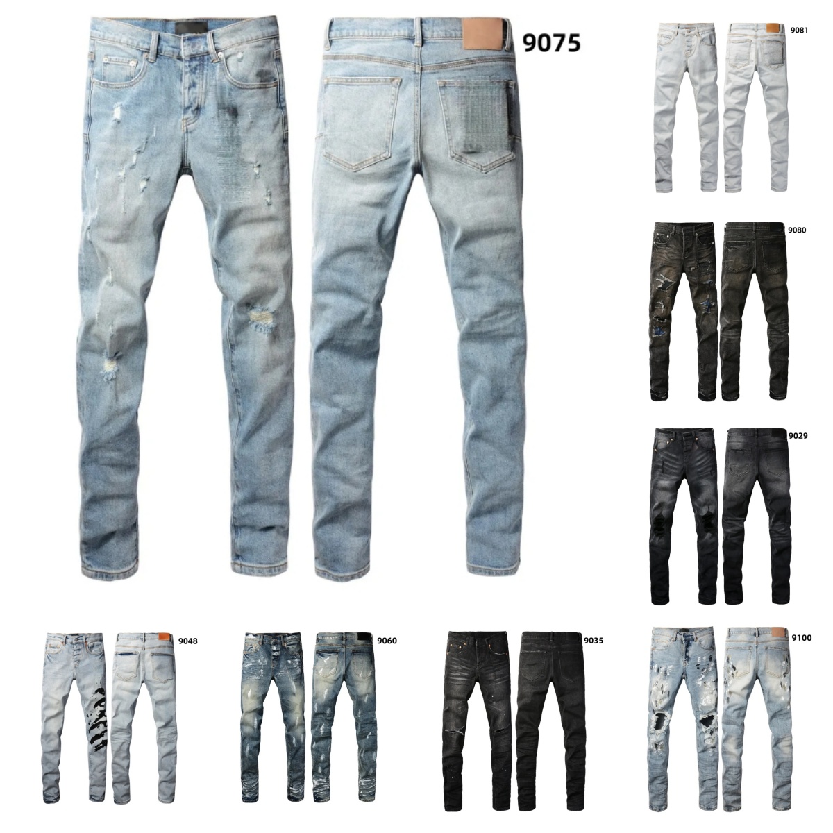 designer jeans high quality fashion mens shorts cool style designer pant distressed ripped biker black blue jean slim fit motorcyc stretch jeans