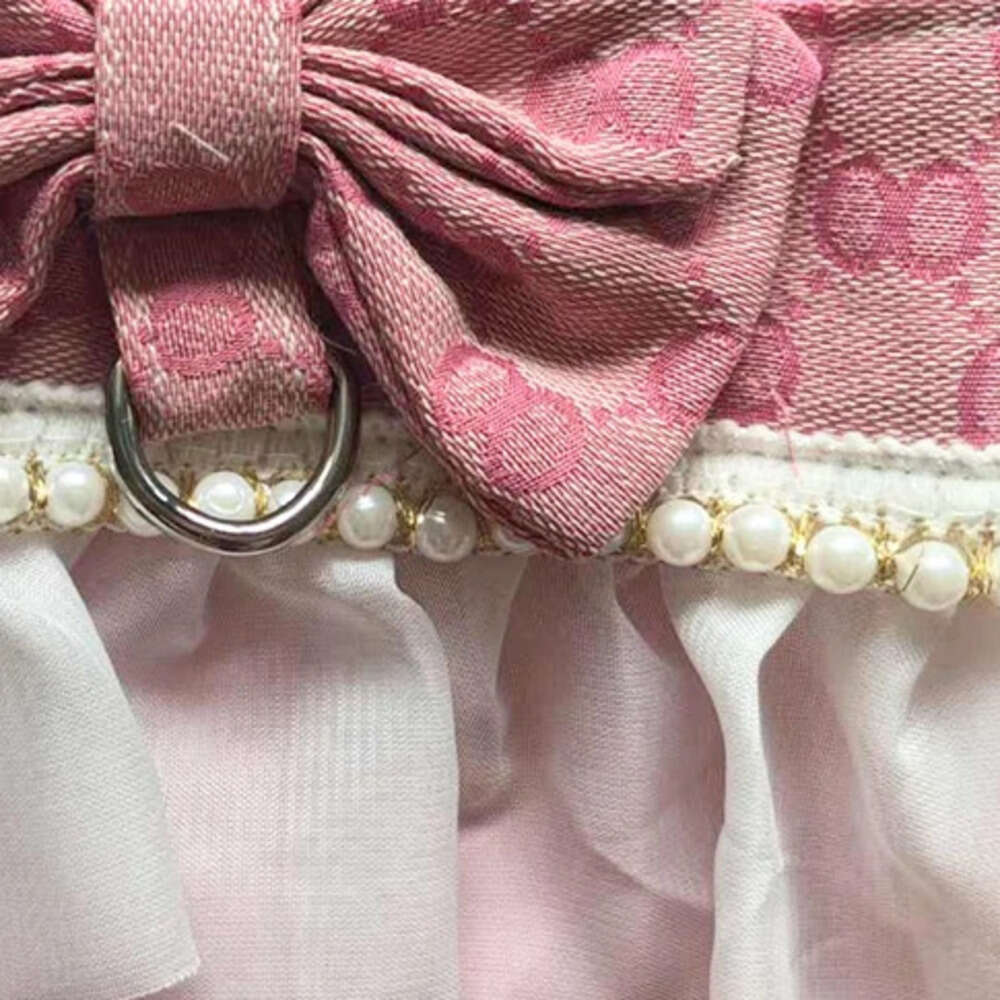 New Design Luxury Cut Pet Harness Small Medium-Sized Dog Chest And Back Sweet Bow Vest Puppy Clothing Cat Skirt Dogs Clothes
