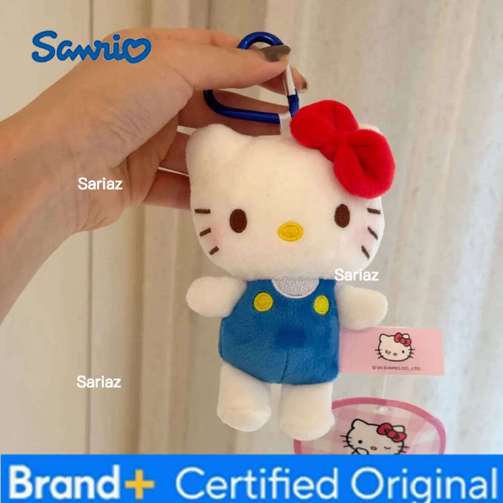 Sanrio Hello Kitty 15Cm Keychain Plush Angel Ins Doll Kawaii Pendant Anime Cartoon Plushie Toy Christmas Gifts For Children H260105