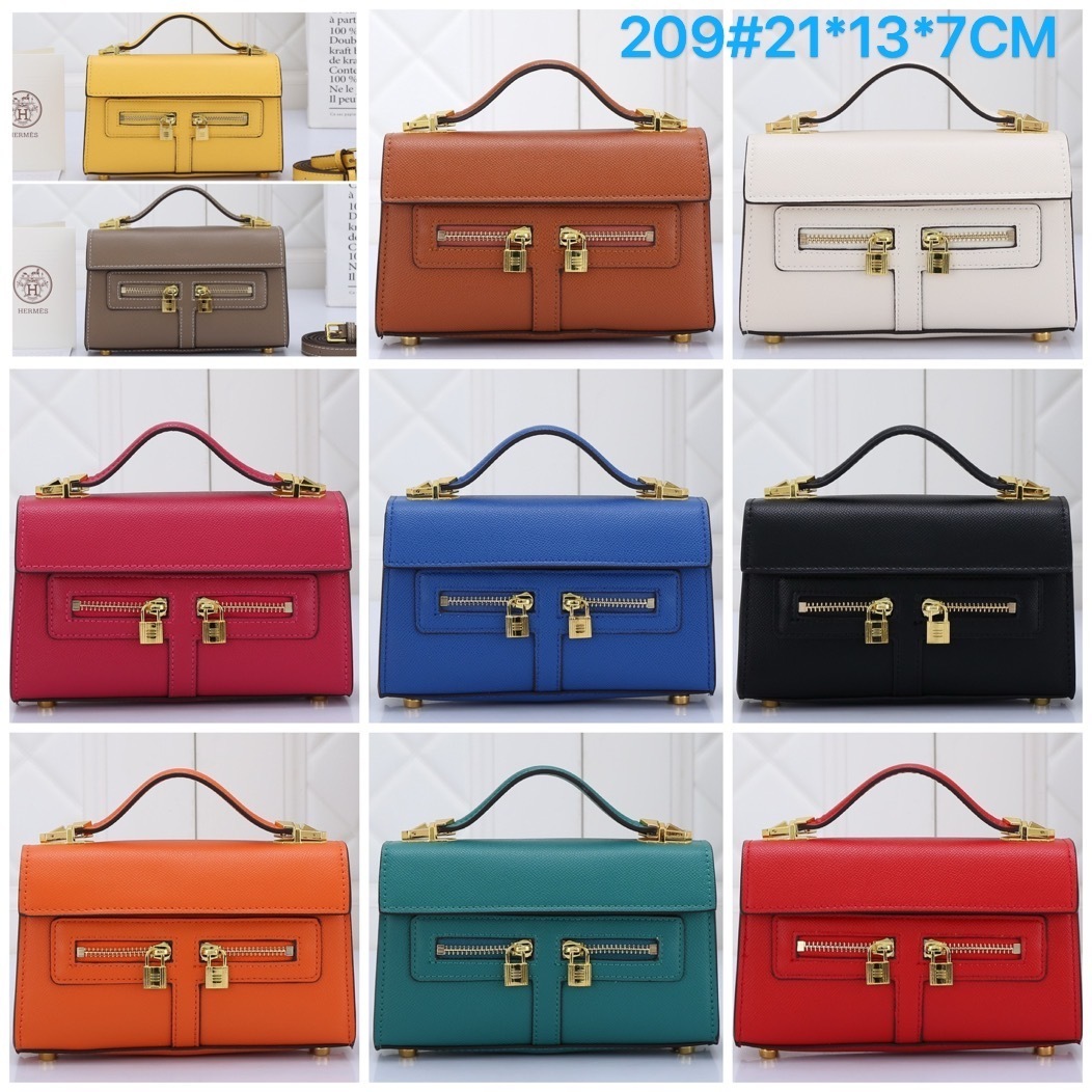 Ladies' handbag dinner bag designer tote bag metal buckle large capacity handbag handmade leather with zipper pocket ladies' business bag 02 222