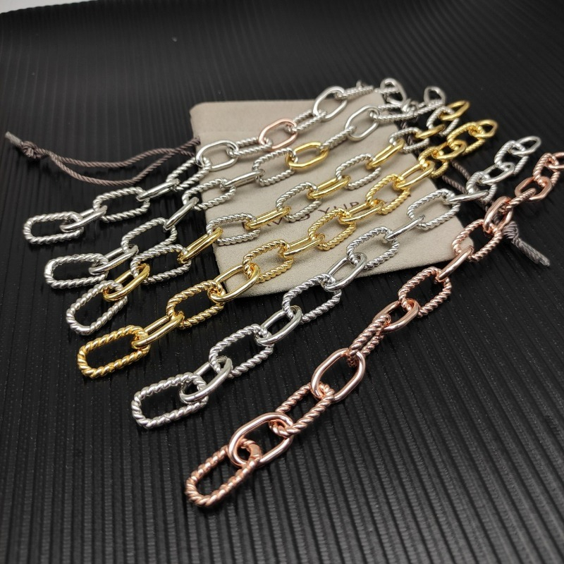 Madison Chain Bracelet Designer Bracelet for Men Cuban Chain Bracelet 18k Gold 925 Silver Plated Luxury Bracelet Hip Hop Style Bracelet Top Quality Real Photo