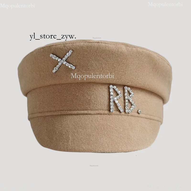 2026 Ss Rb Hats Ruslan Baginskiy Berets USPOP Women Crystal Baker Boy Hat Wool Sboy Caps Female Flat Militray Visor SXL High Quality Trend Casual Hats a28