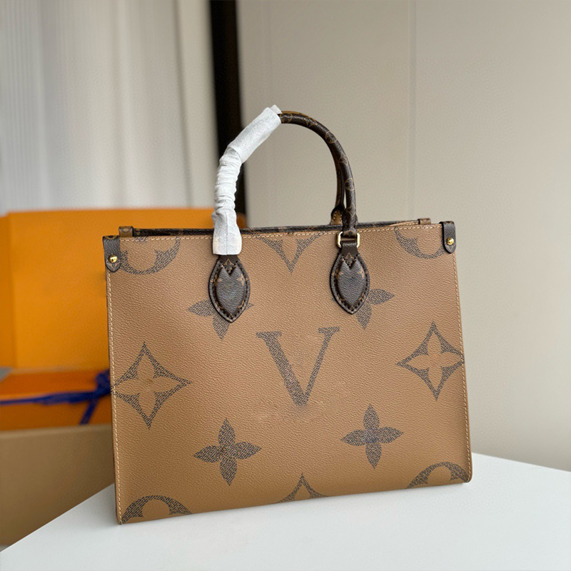 2026 Designer Bags Women Bag Handbags Embossed Flower Monograms ONTHEGO GM MM Womens Handbag Purse Tote Shoulder Female backpack ON THE GO