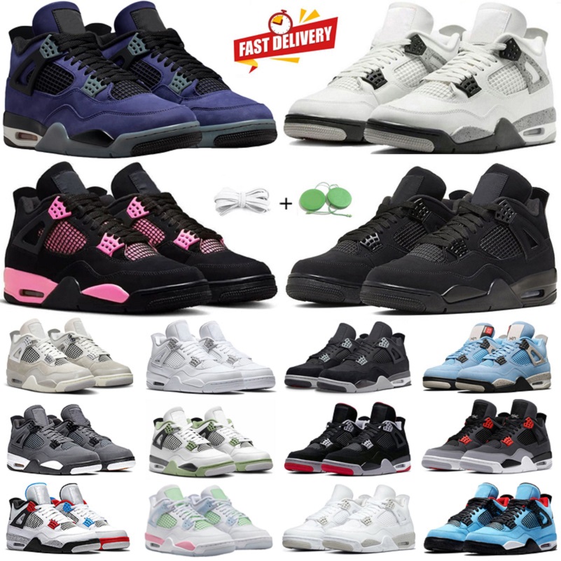 Big Size Basketball Shoes Men Women Sneaker Military Black Cat White Cement Thunder Royal Blue Pizza Oreo Imperial Purple Soft Pink Sail Man Trainers Sports Sneakers