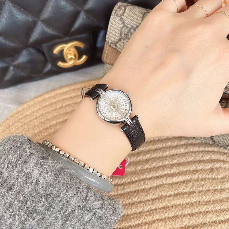 With Box Mishali Rudolph Vintage Light Luxury Niche Retro Leather Design Dainty Strap Women's Watch Trendy Fashion Free gift