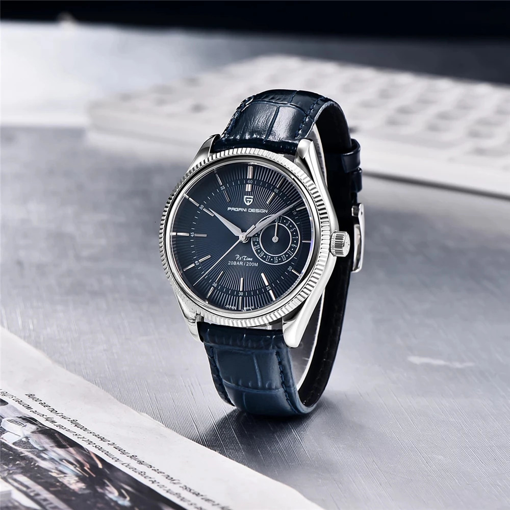 PAGANI Men Quartz Wristwatches Sapphire Glass Diver Watch Men 200m Waterproof Date Clock Business Watch For Men 260114