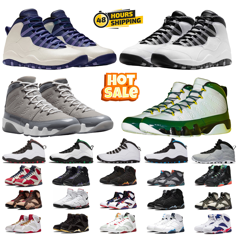 designer shoes 9s Basketball Shoes Flint Grey French Blue Shadow Cement Nigel Sports Sneakers sports chaussures 10s schoenen Outdoor sports Size 40-47