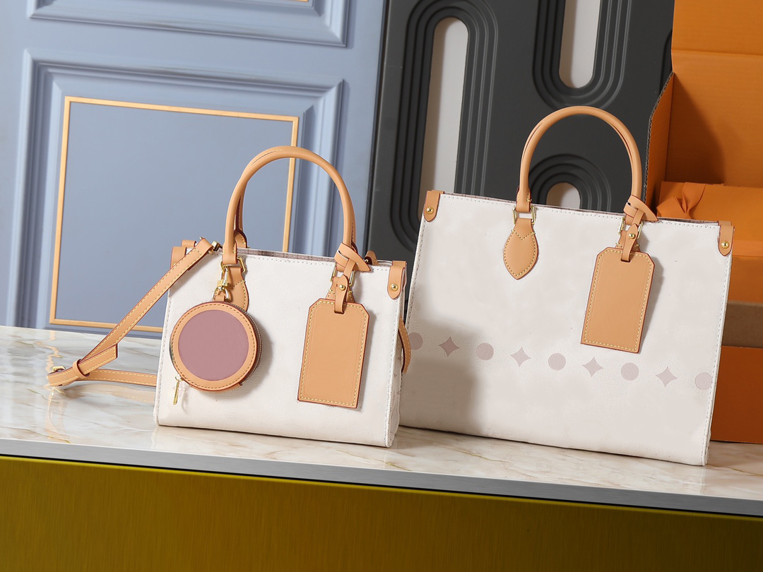 New Designer Tote Bags PM Onthego Shopping Bags Luxury Large Capacity Shoulder Bags Women Handbag Cross Body 2 Size M28289 M45495 M45659 M44571