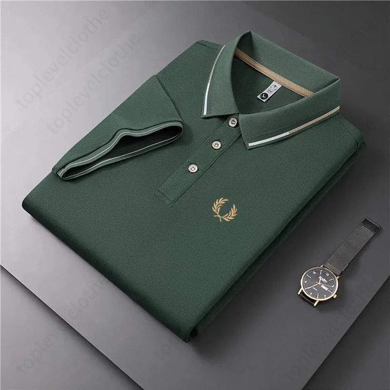 Men's Fredperrylies Polos High Quality Embroidered Polo Shirt 2025 Summer T-Shirt Fashion Top Trend Casual Fredly Perryly Business 887