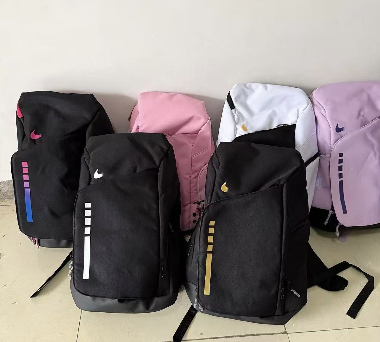 Elite Pro Backpack Designer Tech Fleece Luxury Niki Black Navy Large Capacity Basketball Training For Middle And High School Sports Travel Laptop Bag