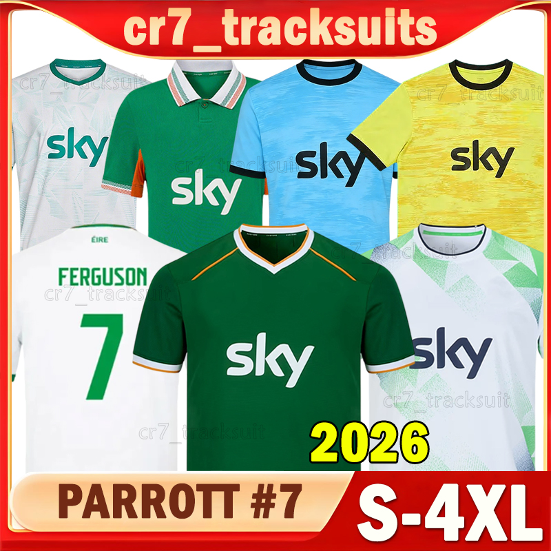 XXXL 4XL 25 26 Republic of Ireland national football team Soccer Jerseys 2025 2026 Ireland PARROTT KENNY IDAH SCALES AZAZ Football Shirts Men Uniforms kids kits sets