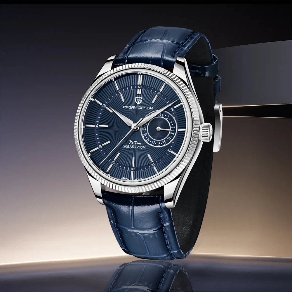 PAGANI Men Quartz Wristwatches Sapphire Glass Diver Watch Men 200m Waterproof Date Clock Business Watch For Men 260114
