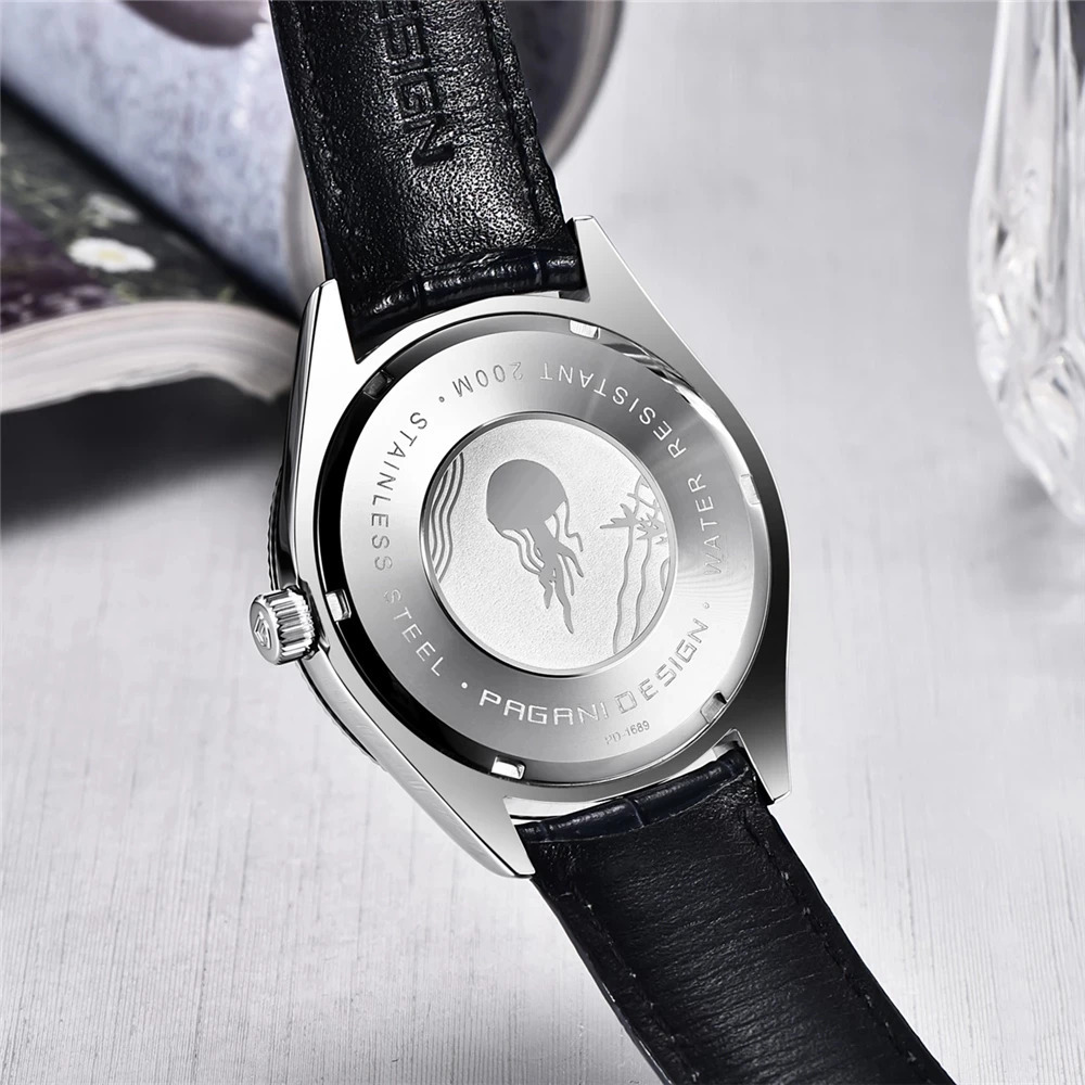 PAGANI Men Quartz Wristwatches Sapphire Glass Diver Watch Men 200m Waterproof Date Clock Business Watch For Men 260114