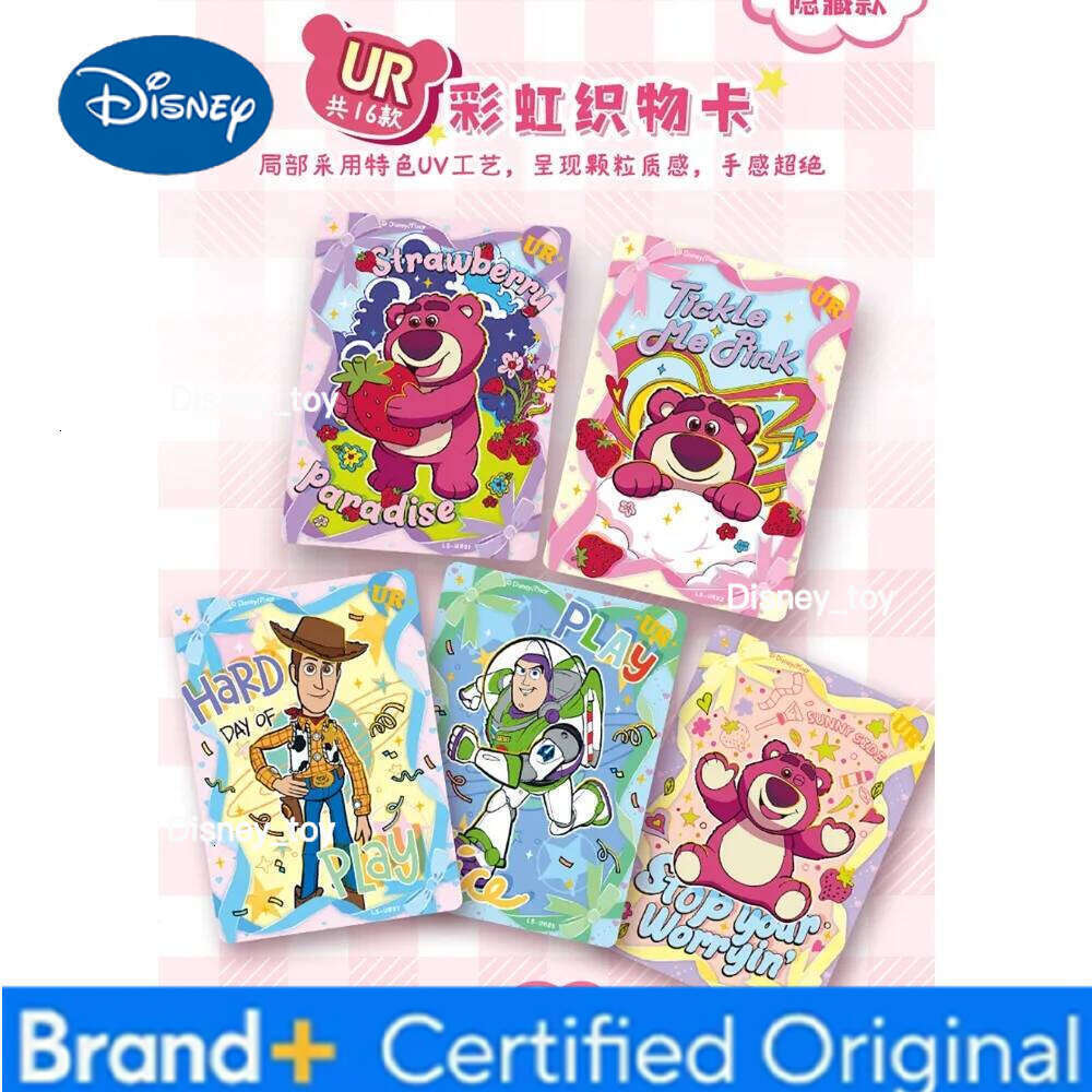 Disney New Card.fun Genuine Lotso Collection American Children's Animation Movie Toy Story Creative Cute Characters Rare Card Gift H2601221