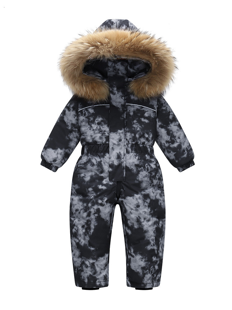 Children Winter Warm Hooded Down Jacket coat Baby Romper Boy Jumpsuit Toddler Girl clothes parka Ski Suit Kids Snowsuit clothing 251017