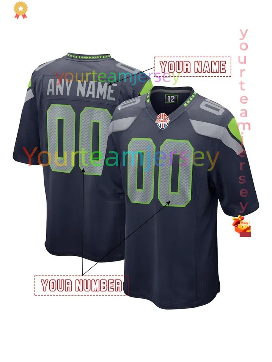 yourteamjersey store Football 2025 Rivalries Jerseys Cooper Kupp Darnold Smith-Njigba Walker III Any Name Number Embroidered Letter Number shxinet