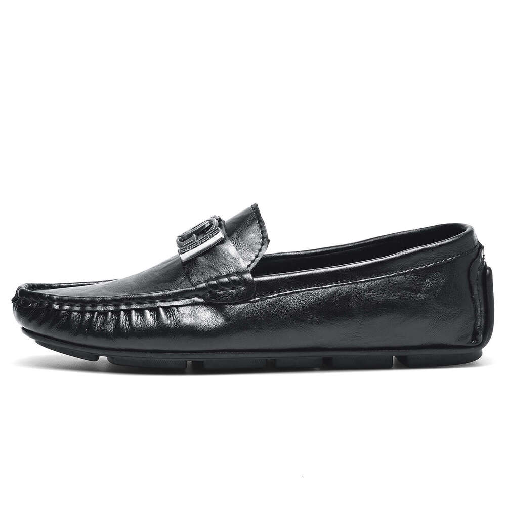Live Streaming Hot-Selling Loafers Lazy Driving British Style Casual Genuine Leather Cowhide Men's Shoes
