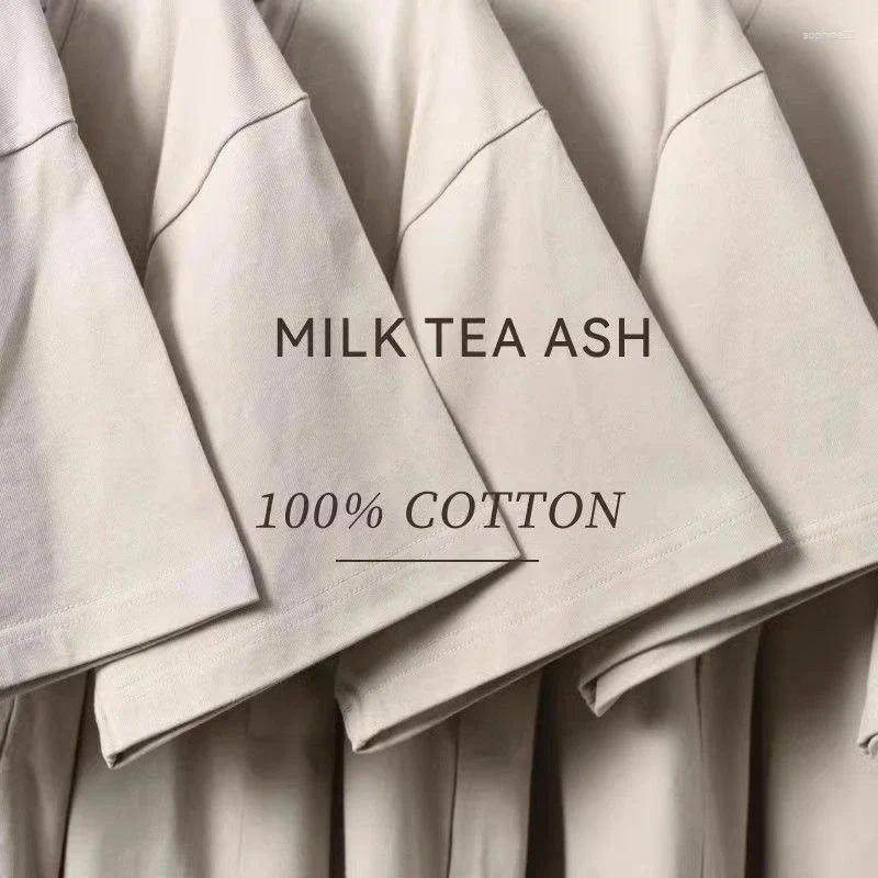 Men's T Shirts Cotton Unisex 450G High Quality White T-shirts Tee Summer Blank Tshirt For Men Para Hombre