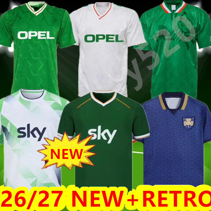 S-4XL Ireland Soccer Jersey 2026 2027 National Team Kids Kit ROBINSON OBAFEMI Home Away 26 27 National Qualifier Classy Special Football Shirt FERGUSON BROWNE BRADY