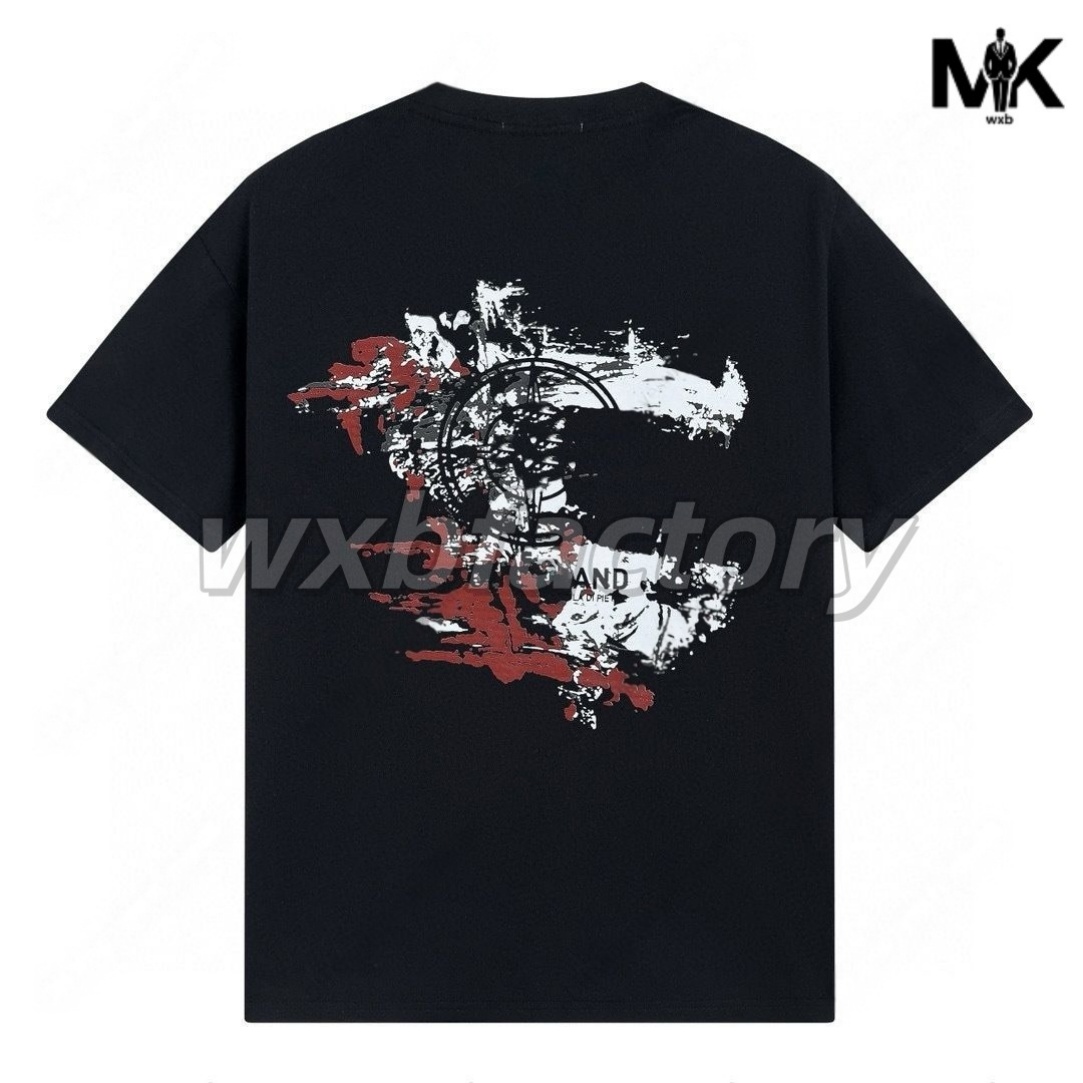 Men's T-Shirts Stone Tees T Shirt Designer Fashion T Shirt Mens Shirt For Top Women Tshirt Crew Neck Shorts Letter Tee Sleeve Cotton Breathable Shirt s-2Xl Topstoney