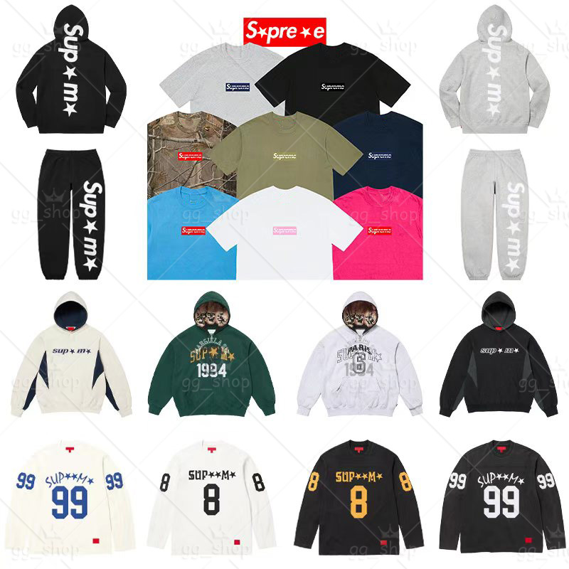 Supremely T Shirts Designer hoodies Letter Print Mens Womens Supre Shirt Version Clothing Loose Tees Tops casual short sleeve hip hop tees for summer US size S-XL