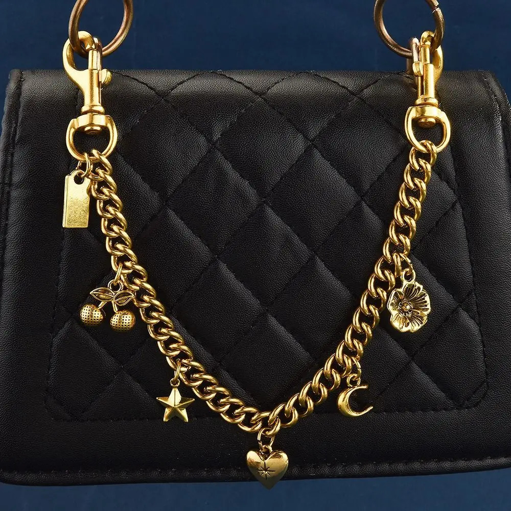 Multi-functional Alloy Bag Pendant Cherry Flower Versatile n Bag Charms Bag Hanging Chain Bag Decoration Fashion Key Chain 260112
