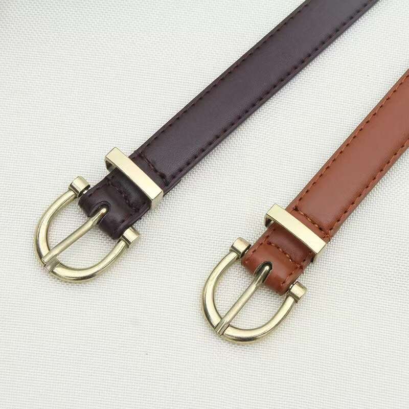 ins style fashion versatile thin decorative womens jeans black trendy new belt for women