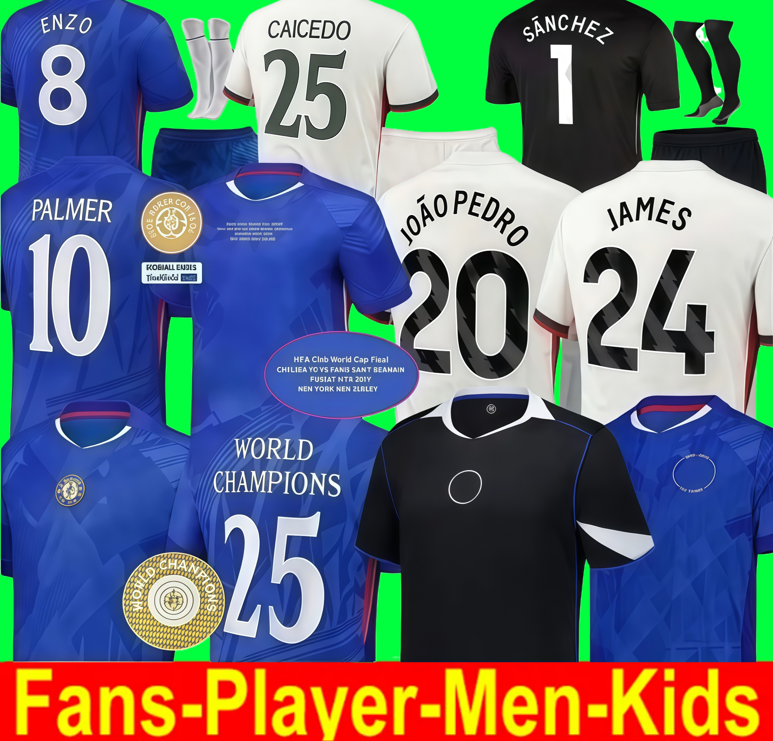 25 26 JOAO PEDRO PALMER Third Soccer Jersey Home 120 Year Anniversary 2025 2026 Away Players fans Men kids Football jerseys Shirts kit ENZO NETO JAMES