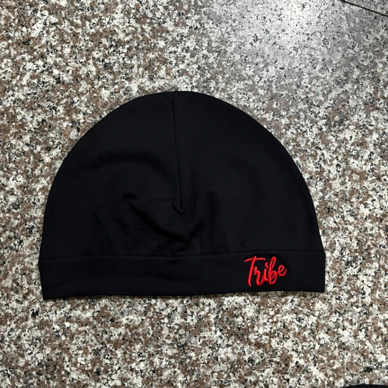 1pc Solid Color Street Style Nylon Skull Print Unisex Beanie Hat Suitable For All Seasons Sports Casual Wear Ch 260120