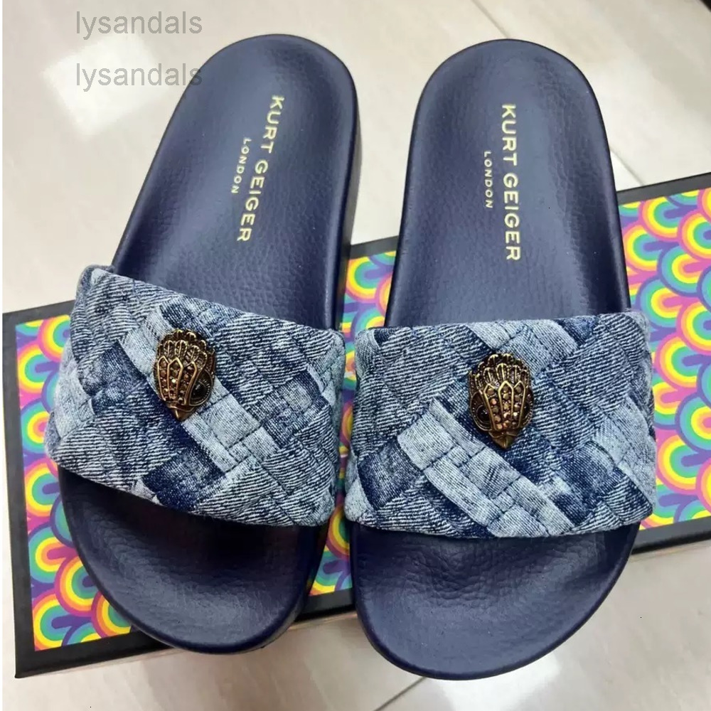 Designer kurts Gegiers Sandals Slides Sandal Pantshoes Color Flat Casual Light Shoes For Ladies Fashion Outdoor Beach Zapatillas Black