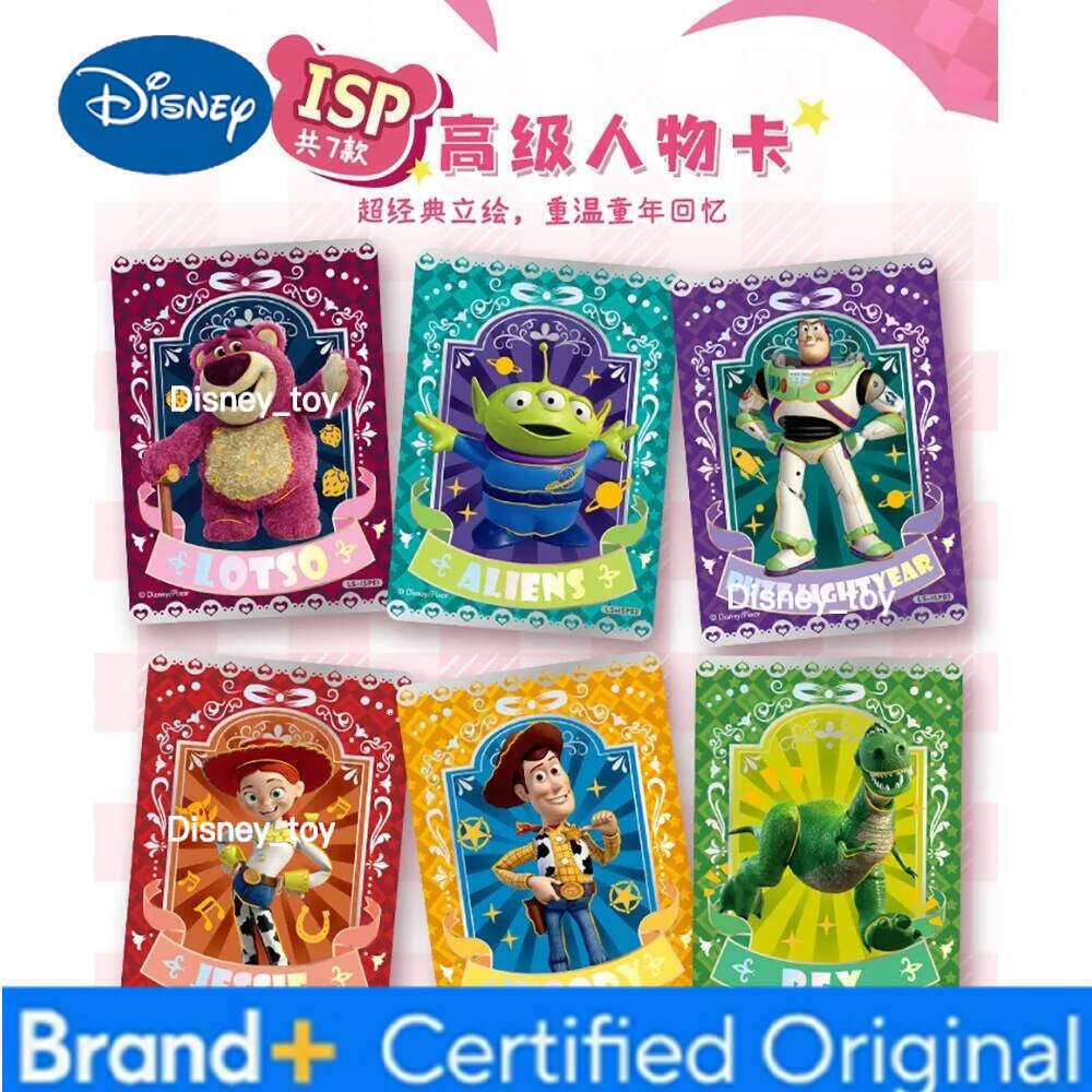 Disney New Card.fun Genuine Lotso Collection American Children's Animation Movie Toy Story Creative Cute Characters Rare Card Gift H2601221