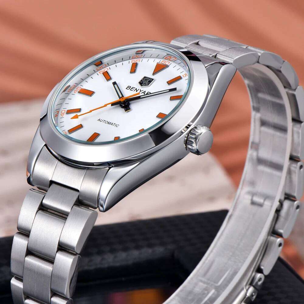 BENYAR 2026 New Men's Automatic Watches Top Luxury Watch For Man Mechanical Wristwatch Men Waterproof Luminous Sport Clock Gift 26W01122