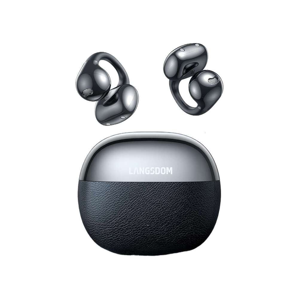 Renowned brand Langston's new TS30 ear clip Bluetooth earphones with AI intelligent Q&A, long battery life, sports waterproof Bluetooth earphones