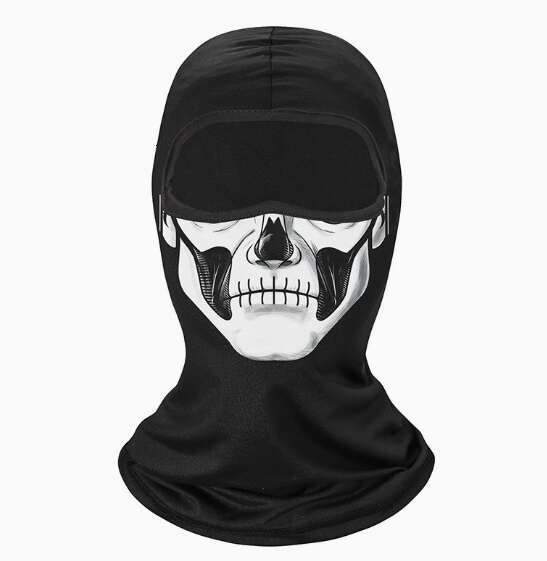 Summer sun protection headgear for men and women, suitable for outdoor motorcycle riding, funny face bikini face guard mask H260122