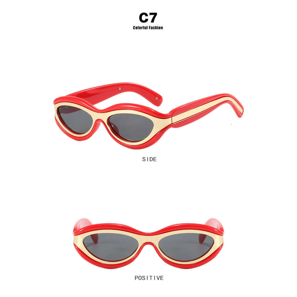 With Box Oval sun glasses 2026 Dainty New Design Fashion tortoise shell Sunglasses Free gift