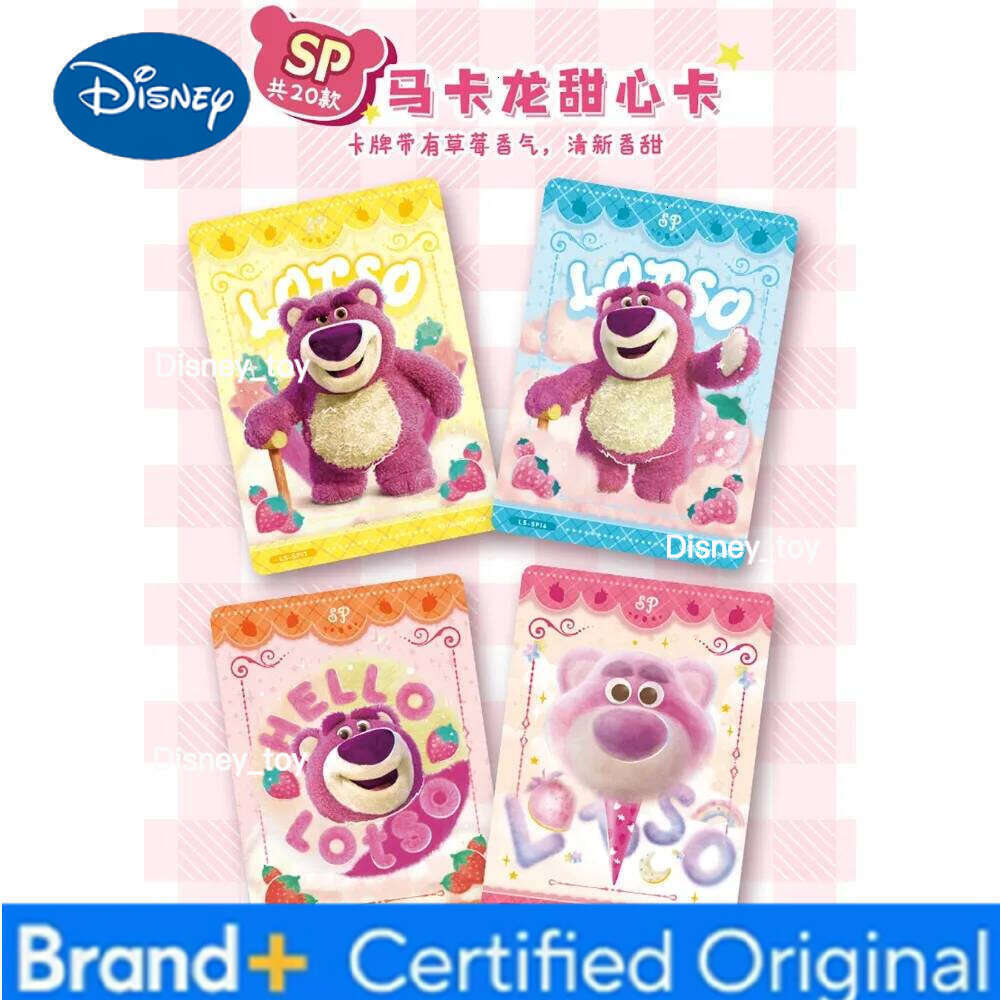 Disney New Card.fun Genuine Lotso Collection American Children's Animation Movie Toy Story Creative Cute Characters Rare Card Gift H2601221