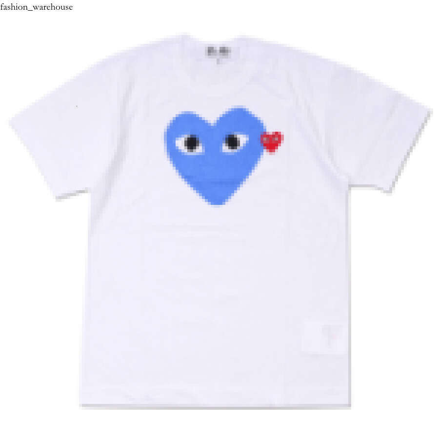 cdgshirt Shirt 2025 10A Designer Red Heart cdghoodie Tshirt Printed Fashion Casual comme de gracon T-Shirt Unisex Japan Play Shirt Sleeved Trend Love Eyes Shirt 170