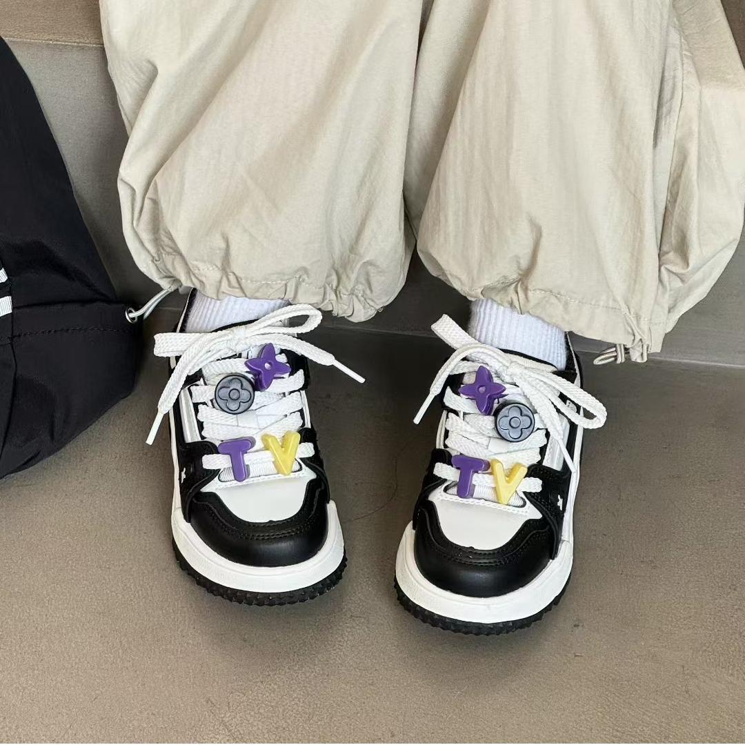 hot Free delivery Kid's Shoes Simple children's board shoes low cut fashionable casual sports shoes
