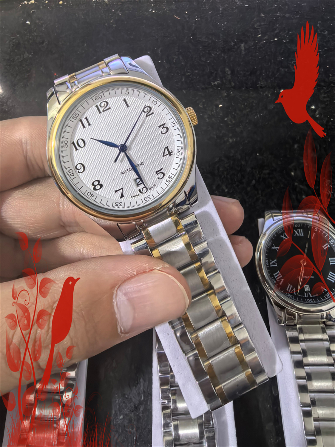 Mens LONGINity MASTER Automatic Movement watch multifunction Wristwatch Designers Men Watches Stainless Steel Wristwatches Montre de luxe #255