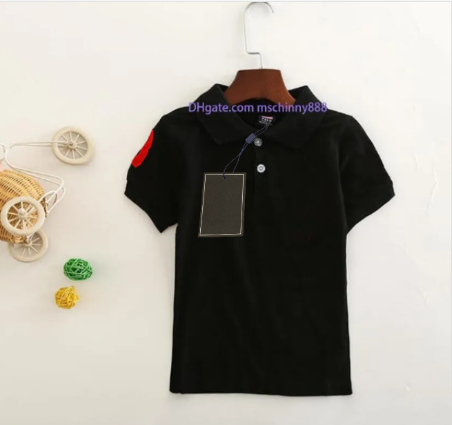 Kids Polo Shirt Summer Boy Short Sleeve T-shirt Designer Clothes Top Baby Boys Girls Embroidered Horse Brand Infant Children Tees Clothing 1- 6years