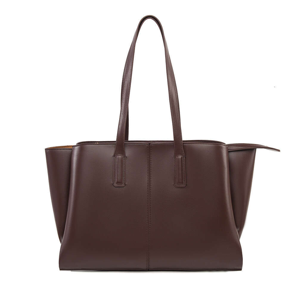 Cross-Border Autumn Winter New Women's Shoulder High-End Simple Fashion Large Capacity Tote Bag for Women