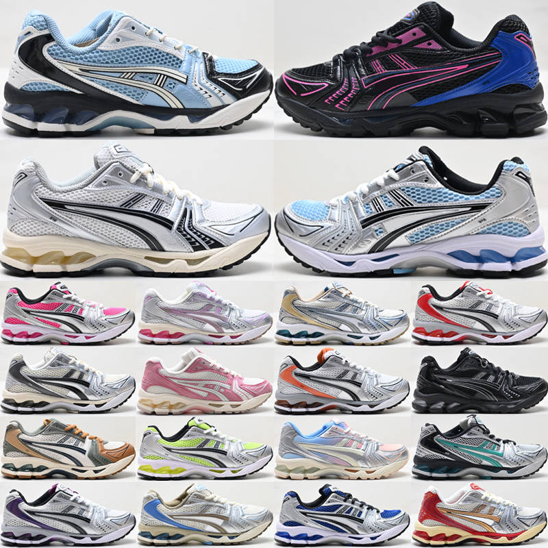 Japan 14 Men Women Trail Running Shoes High-Qualitys K14s Designer Trainers Silver Black Midnight NYC Cream Athletic Outdoor Jogging Sneakers Size 36-45
