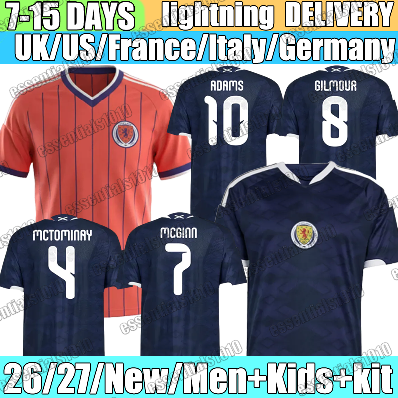 2026 scotland world cup McGinn Gilmour Gannon-Doak Soccer Jerseys Dykes McTominay Robertson Ferguson Jerseys football shirt men kids kit scotland football top
